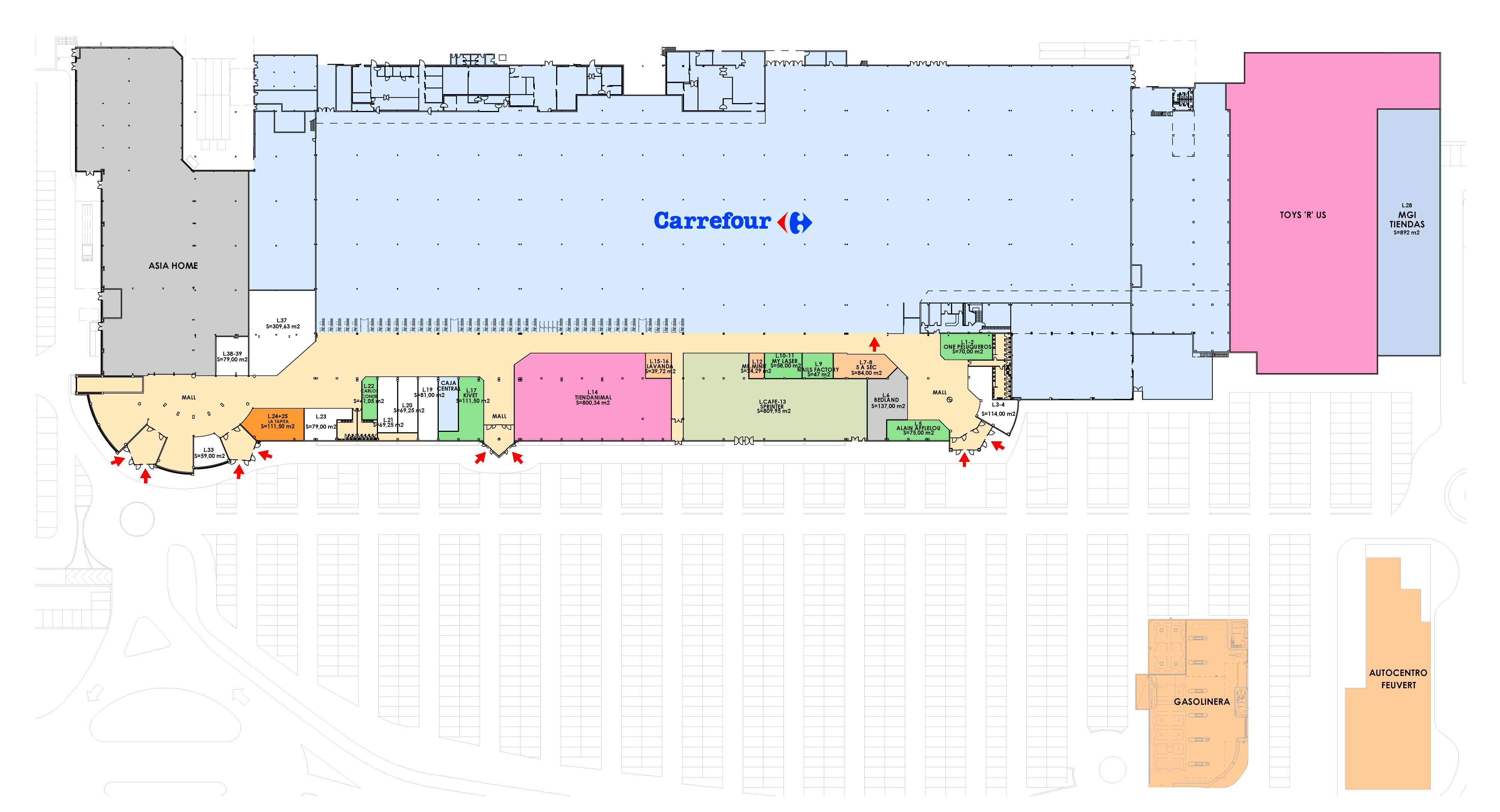 Plano del centro